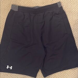 Under Armour Black Athletic Shorts Lightweight Moisture-Wicking